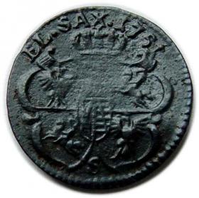 Obrazek 2 dla: Szeląg 1751 August III Gubin