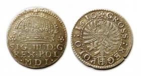 Obrazek dla: Grosz	1612	Zygmunt III Waza Kraków