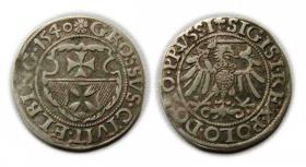 Obrazek dla: Grosz	1540	Zygmunt I Stary	Elbląg