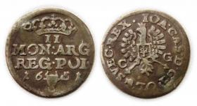 Obrazek dla: Dwugrosz	1651	Jan Kazimierz Bydgoszcz