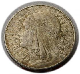 Obrazek dla: 10 złotych 1933 Głowa Kobiety Warszawa