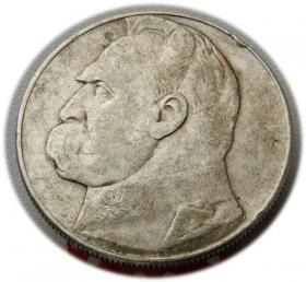 Obrazek dla: 10 złotych 1937 Józef Piłsudski Warszawa