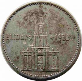 Obrazek dla: 2 marki 1934 Berlin Kościół w Poczdamie