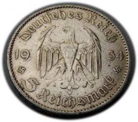 Obrazek 2 dla: 5 marek 1934 A Berlin Kościół w Poczdamie