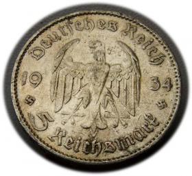 Obrazek 2 dla: 5 marek 1934 F Stuttgart Kościół w Poczdamie