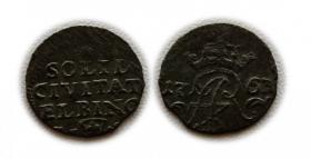 Obrazek dla: Szeląg 1763 August III Sas Elbląg