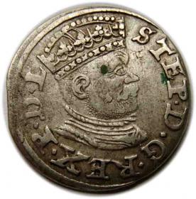 Obrazek dla: Trojak 1586 Stefan Batory Ryga