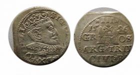 Obrazek dla: Trojak 1596 Zygmunt III Waza Ryga