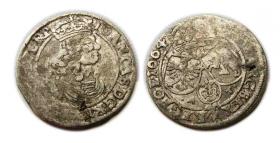 Obrazek dla: Szóstak 1664 Jan Kazimierz Bydgoszcz