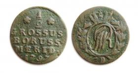 Obrazek dla: Półgrosz 1797 Fryderyk Wilhelm II Prusy Południowe Wrocław