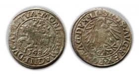 Obrazek dla: Półgrosz 1548 Zygmunt II August Wilno