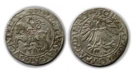 Obrazek dla: Półgrosz 1562 Zygmunt II August Wilno