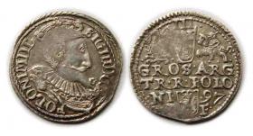 Obrazek dla: Trojak 1597 Zygmunt III Waza Olkusz