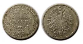 Obrazek dla: 1 marka 1881 Wilhelm I Berlin