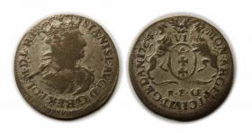 Obrazek dla: Szóstak 1764 Stanisław August Poniatowski Gdańsk