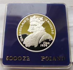 Obrazek dla: 5000 złotych 1989 Władysław II Jagiełło