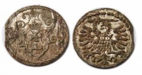 Obrazek dla: Denar 1599 Zygmunt III Waza Gdańsk
