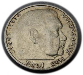 Obrazek dla: 5 marek 1935 Paul von Hindenburg / orzeł pruski Hamburg