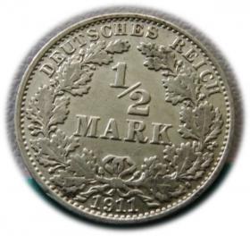 Obrazek dla: 1/2 marki 1911 Berlin