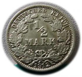 Obrazek dla: 1/2 marki 1912 Berlin