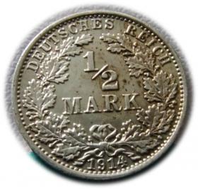 Obrazek dla: 1/2 marki 1914 Berlin