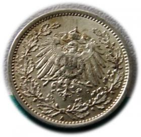 Obrazek 2 dla: 1/2 marki 1915 Berlin