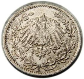 Obrazek 2 dla: 1/2 marki 1915 Berlin