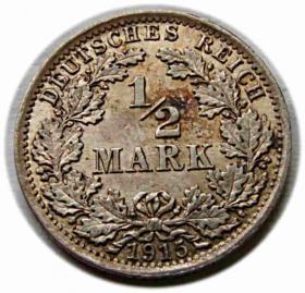 Obrazek dla: 1/2 marki 1915 Berlin
