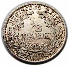 Obrazek dla: 1/2 marki 1915 Berlin