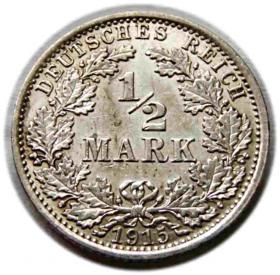 Obrazek dla: 1/2 marki 1915 Berlin