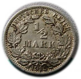 Obrazek dla: 1/2 marki 1915 Berlin