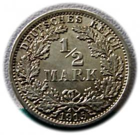 Obrazek dla: 1/2 marki 1915 Berlin