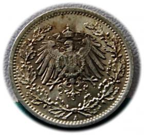 Obrazek 2 dla: 1/2 marki 1915 Berlin