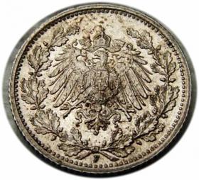 Obrazek 2 dla: 1/2 marki 1915 Stuttgart