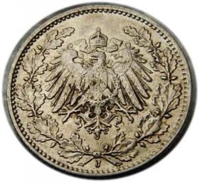 Obrazek 2 dla: 1/2 marki 1915 Hamburg