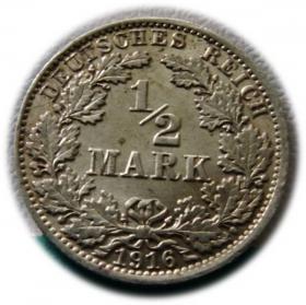 Obrazek dla: 1/2 marki 1916 Berlin