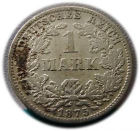 Obrazek dla: 1 marka 1875 G Karlsruhe 