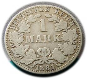 Obrazek dla: 1 marka 1881 Wilhelm I Berlin