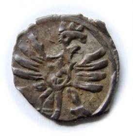 Obrazek 2 dla: Denar 1606 Zygmunt III Waza Poznań