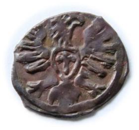 Obrazek 2 dla: Denar 1609 Zygmunt III Waza Poznań
