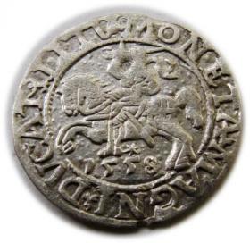 Obrazek dla: Półgrosz 1558 Zygmunt II August Wilno