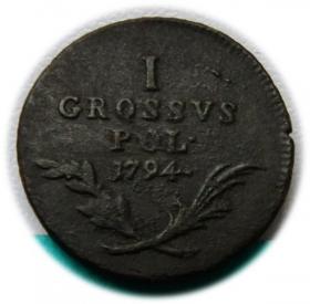 Obrazek dla: 1 grosz 1794 Insurekcja Kościuszkowska, Galicja