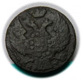Obrazek 2 dla: 1 grosz 1839 Mikołaj I Romanow b. Królestwo Polskie Warszawa