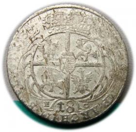 Obrazek 2 dla: Ort 1754 August III Lipsk