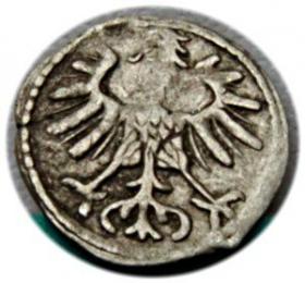 Obrazek 2 dla: Denar 1555 Zygmunt II August Wilno