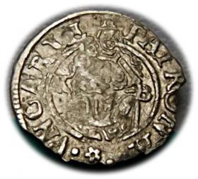 Obrazek dla: Denar 1577 Maksymilian II Habsburg Węgry