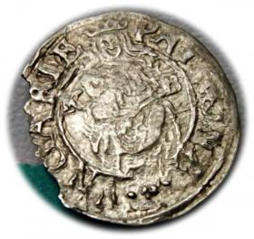 Obrazek dla: Denar 1577 Maksymilian II Habsburg Węgry