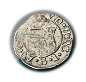 Obrazek 2 dla: Denar 1580 Rudolf II Habsburg Węgry