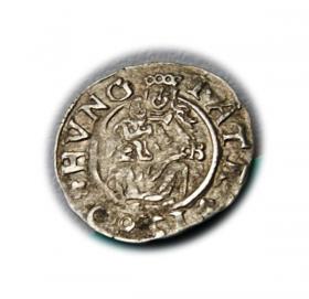 Obrazek dla: Denar 1580 Rudolf II Habsburg Węgry
