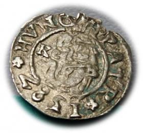 Obrazek dla: Denar 1582 Rudolf II Habsburg Węgry
